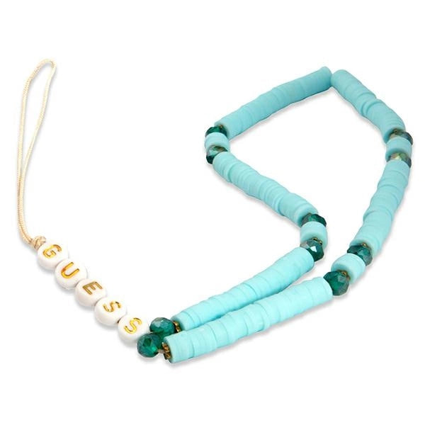 Guess-pendel GUSTPEARP Telefonrem blå/blå Heishi-perler