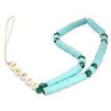 Guess-pendel GUSTPEARP Telefonrem blå/blå Heishi-perler