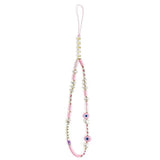 Guess-pendel GUSTSHPP Telefonrem lyserød/rosa perler Shell
