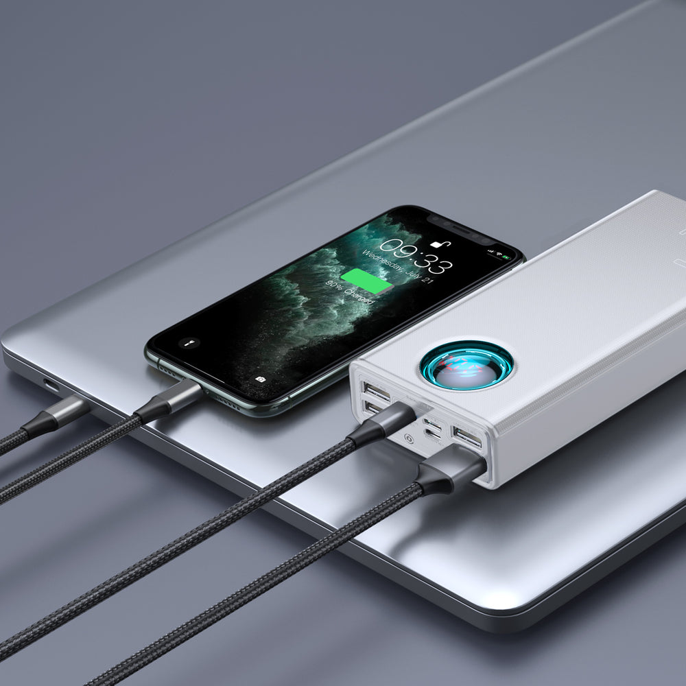 Baseus Amblight powerbank 65W 30000mAh Overseas Edition white (PPLG000102)