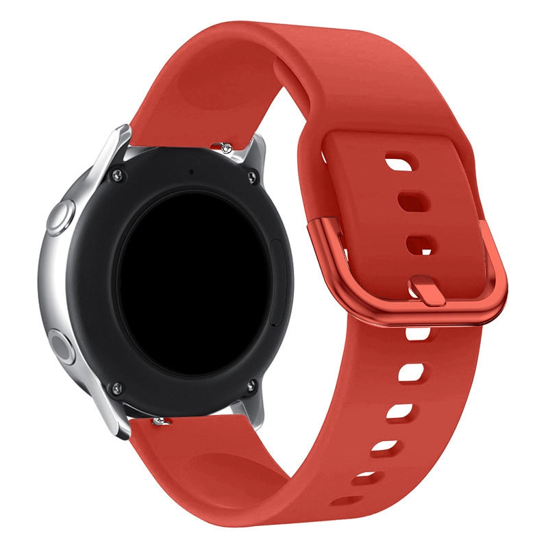 Silicone Strap TYS band til Samsung Galaxy Watch 40 / 41 / 42 / 43 / 44 mm - rød