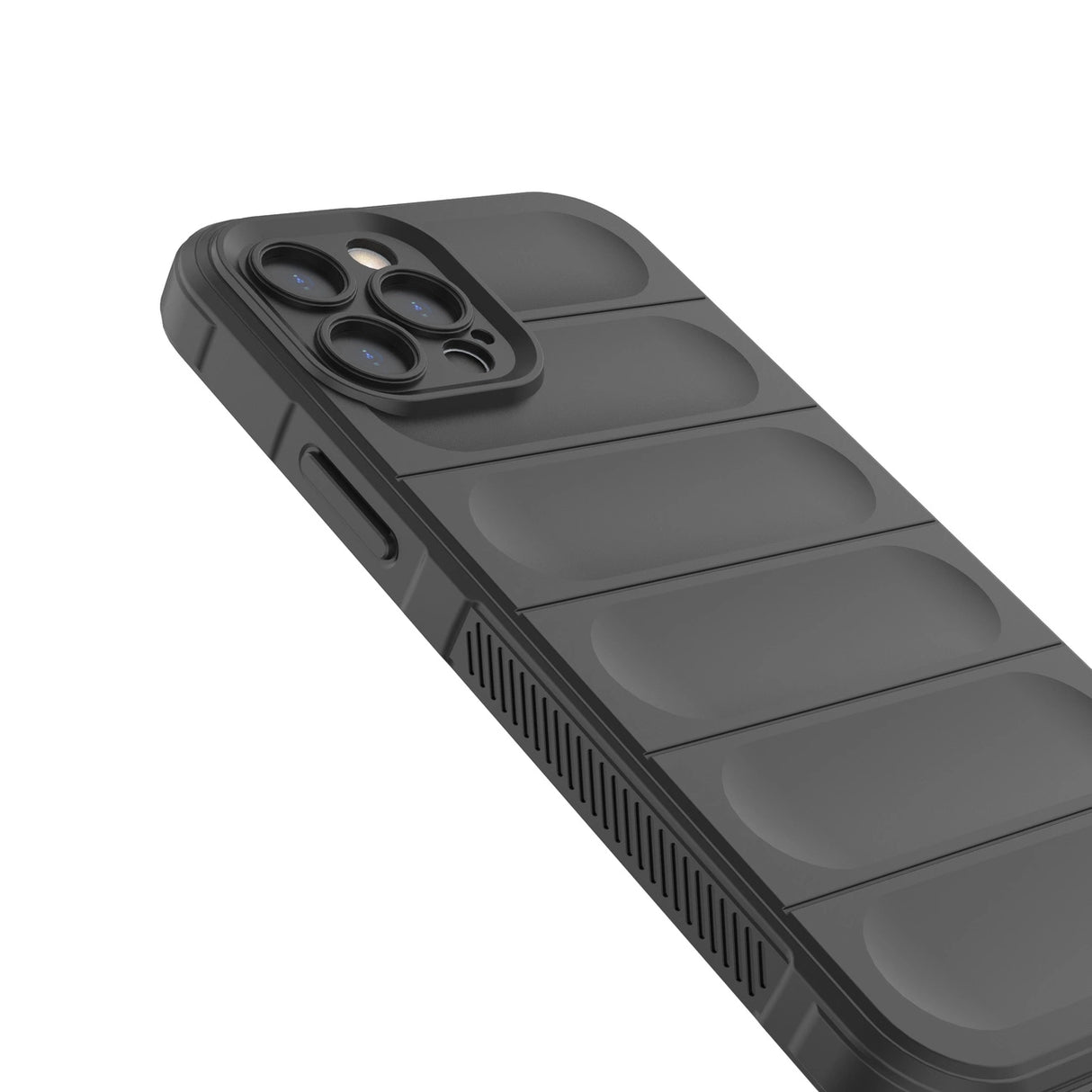 Magic Shield Case til iPhone 12 Pro fleksibelt pansret burgundy cover