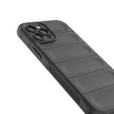 Magic Shield Case til iPhone 12 Pro fleksibelt pansret burgundy cover