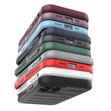 Magic Shield Case til iPhone 12 Pro fleksibelt pansret burgundy cover