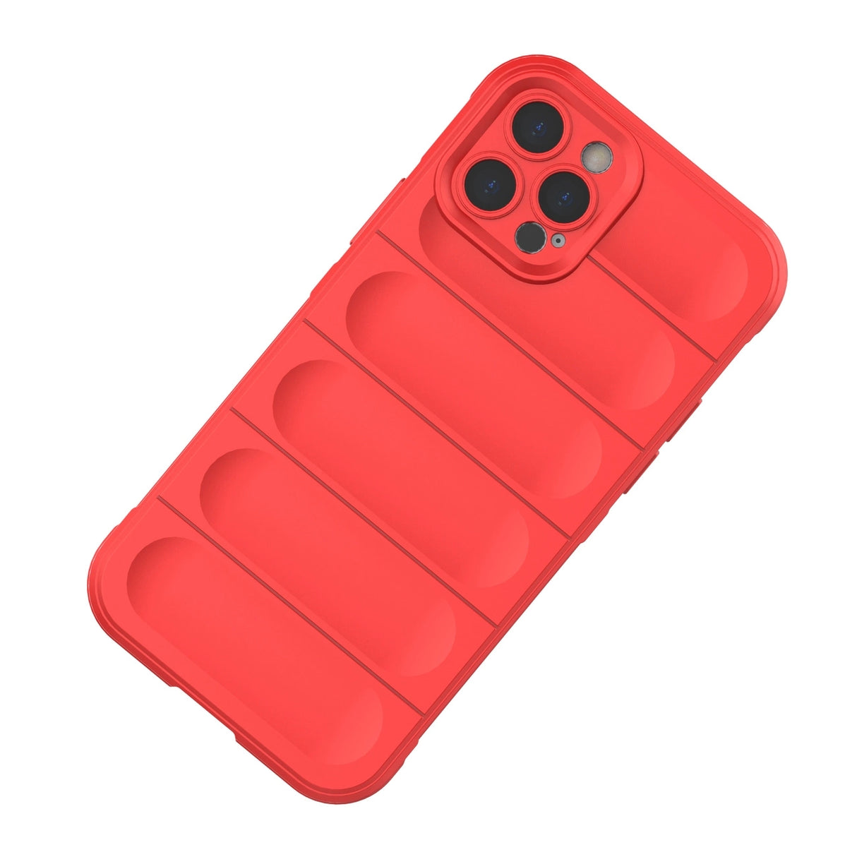 Magic Shield Case til iPhone 12 Pro fleksibelt pansret burgundy cover