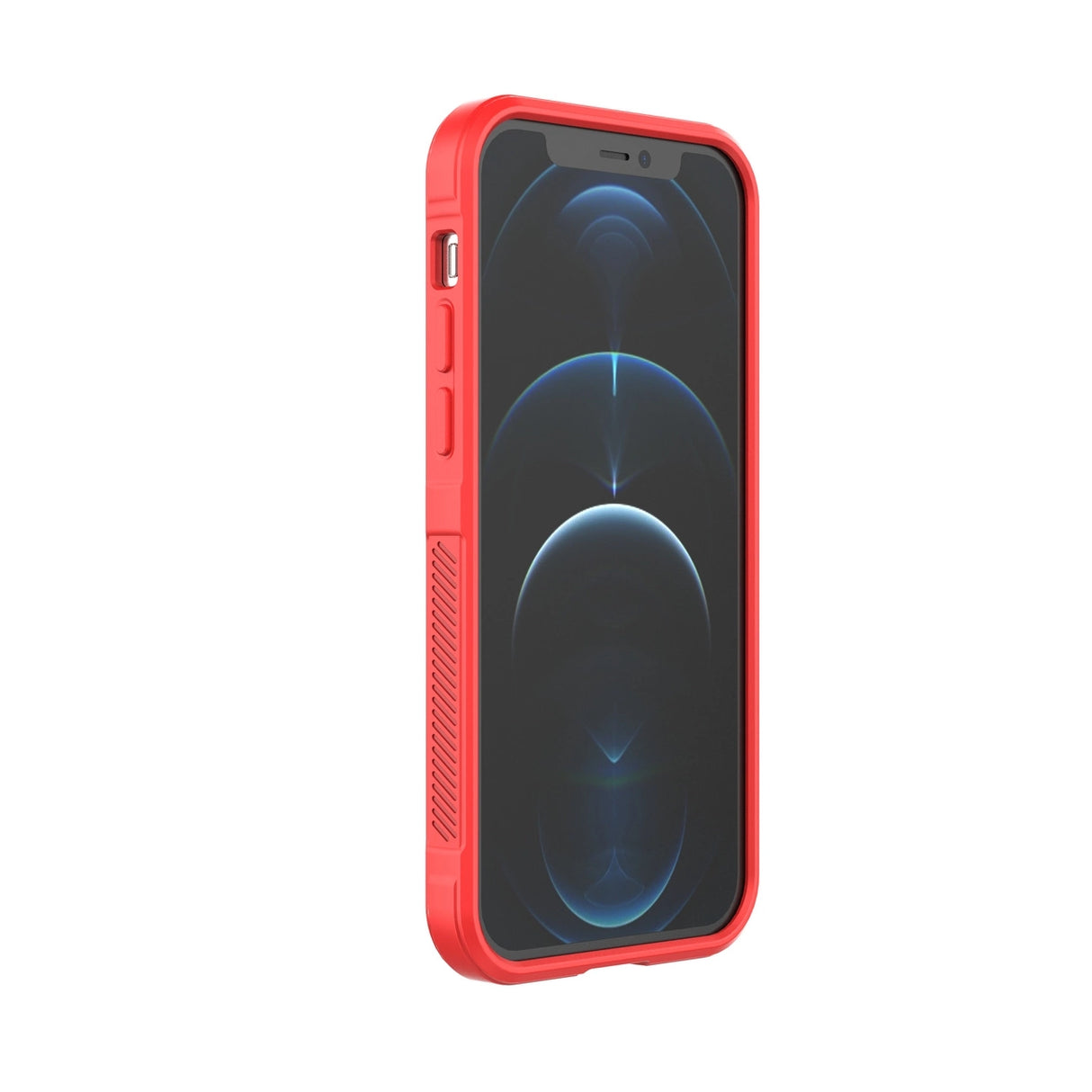 Magic Shield Case til iPhone 12 Pro fleksibelt pansret burgundy cover