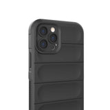 Magic Shield Case til iPhone 12 Pro fleksibelt pansret burgundy cover