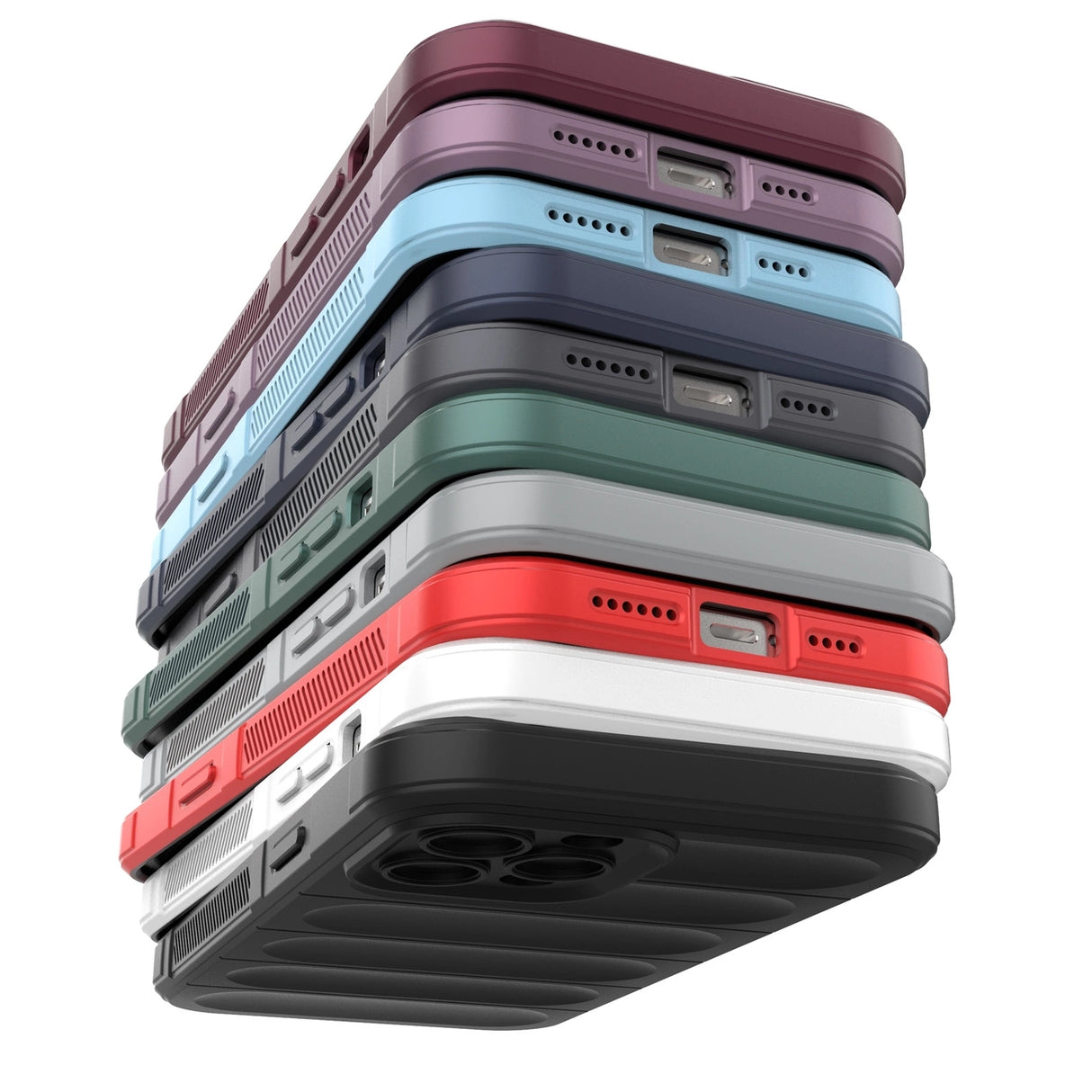 Magic Shield Case til iPhone 12 Pro Max fleksibelt pansret mørkblå cover