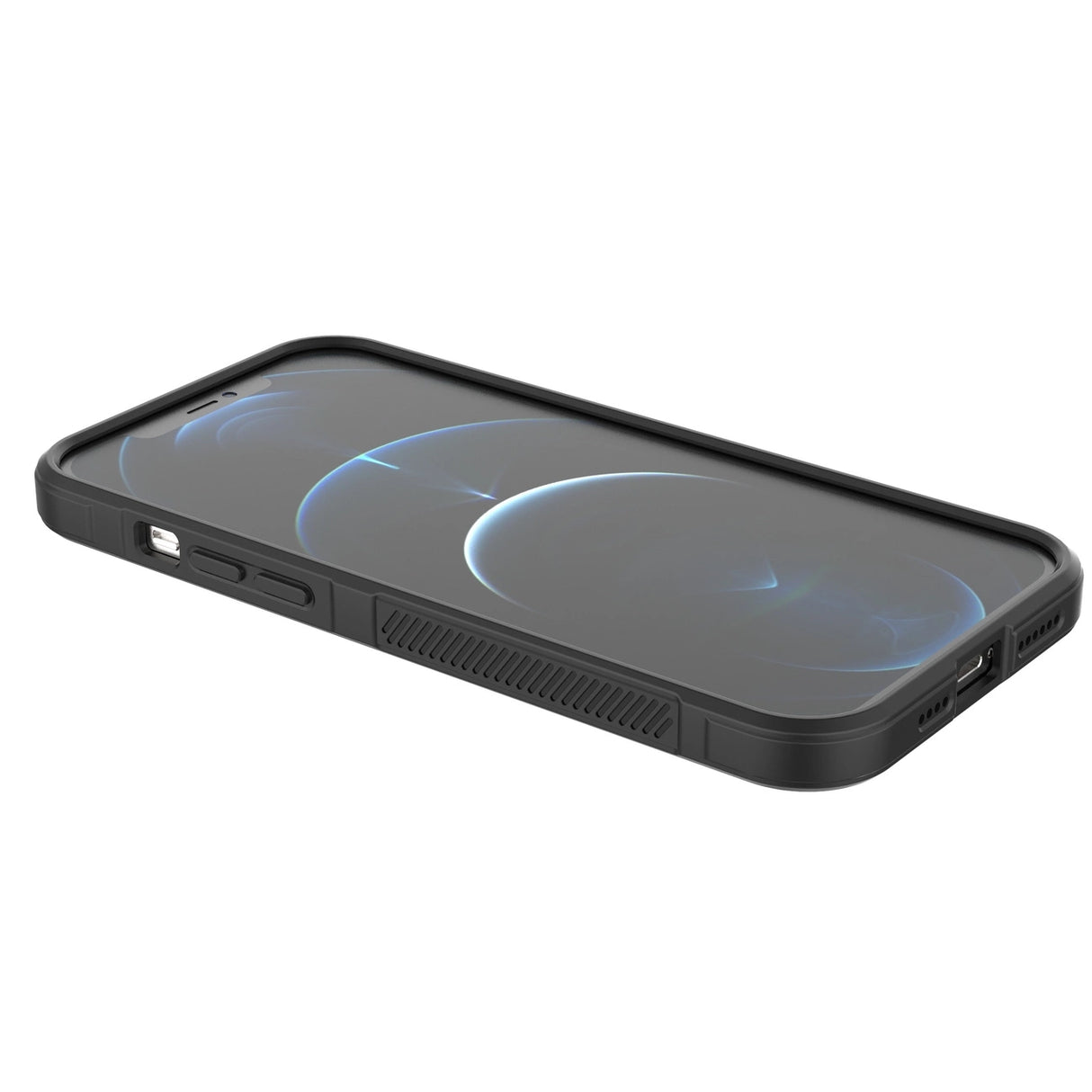 Magic Shield Case til iPhone 12 Pro Max fleksibelt pansret mørkblå cover