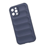 Magic Shield Case til iPhone 12 Pro Max fleksibelt pansret mørkblå cover