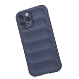 Magic Shield Case til iPhone 12 Pro Max fleksibelt pansret mørkblå cover