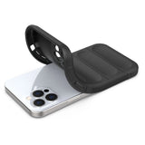 Magic Shield Case til iPhone 12 Pro Max fleksibelt pansret mørkblå cover