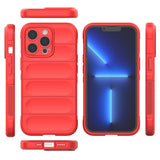 Magic Shield Case til iPhone 13 Pro fleksibelt pansret cover rød
