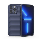Magic Shield Case til iPhone 13 Pro fleksibelt pansret cover mørk blå