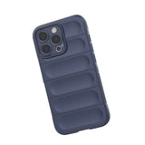 Magic Shield Case til iPhone 13 Pro fleksibelt pansret cover mørk blå