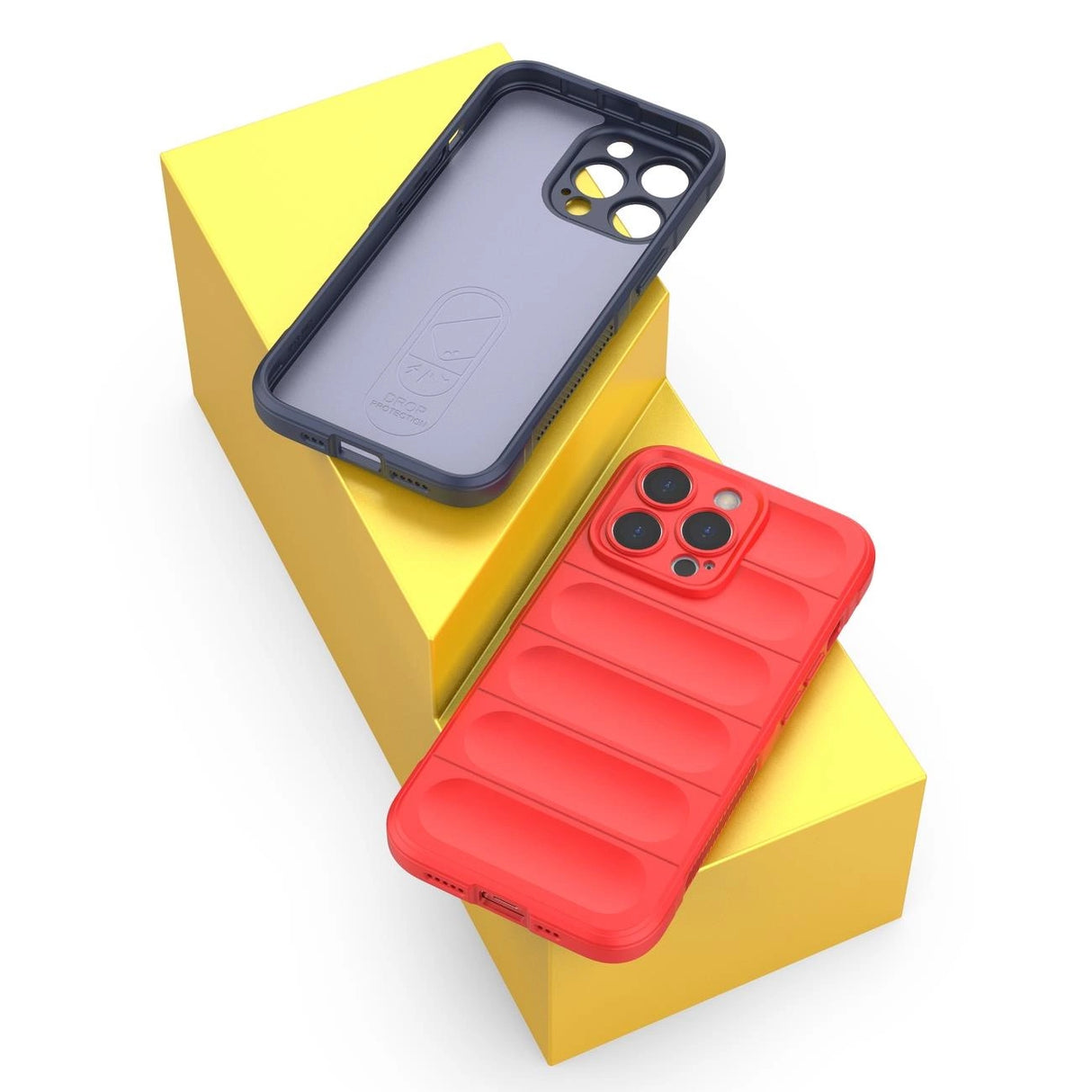 Magic Shield Case til iPhone 13 Pro Max fleksibelt pansret cover rød