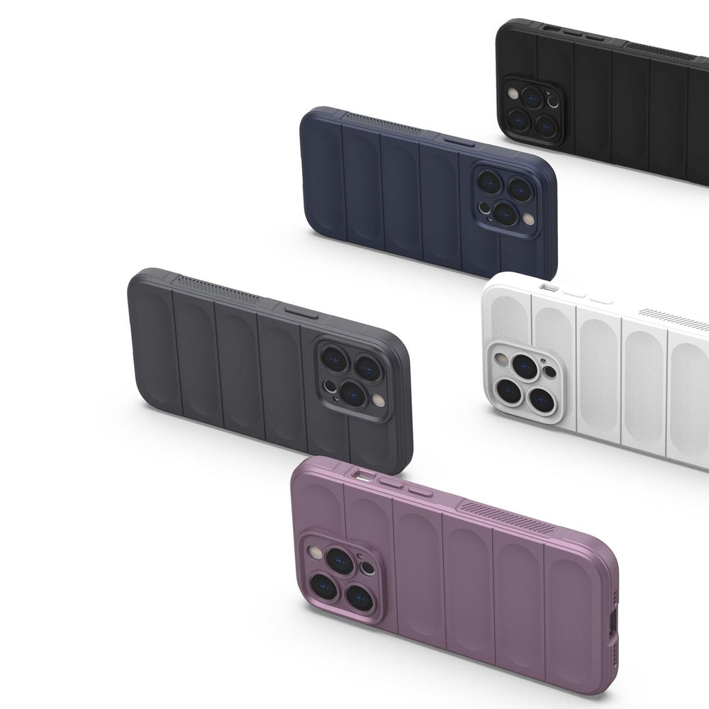Magic Shield Case Case for iPhone 13 Pro Max Fleksibel pansret sag mørk blå