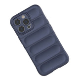 Magic Shield Case for iPhone 13 Pro Max fleksibelt pansret sag mørk blå