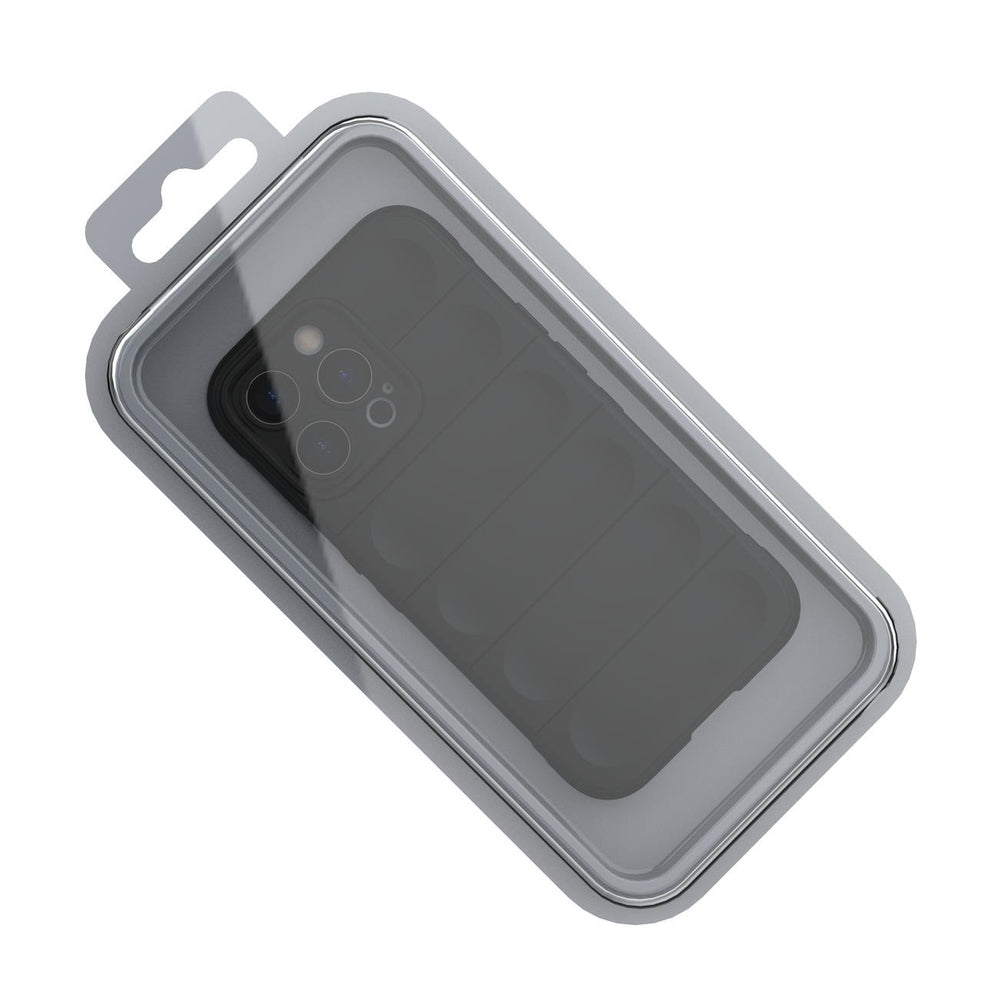 Magic Shield Case Case for iPhone 13 Pro Max Fleksibel pansret sag mørk blå