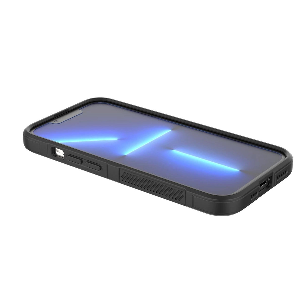 Magic Shield Case til iPhone 13 Pro Max fleksibelt pansret cover lysblå