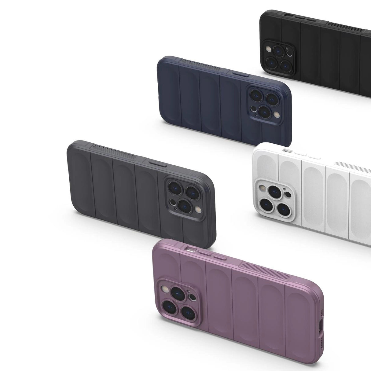 Magic Shield Case til iPhone 13 Pro Max fleksibelt pansret cover lysblå
