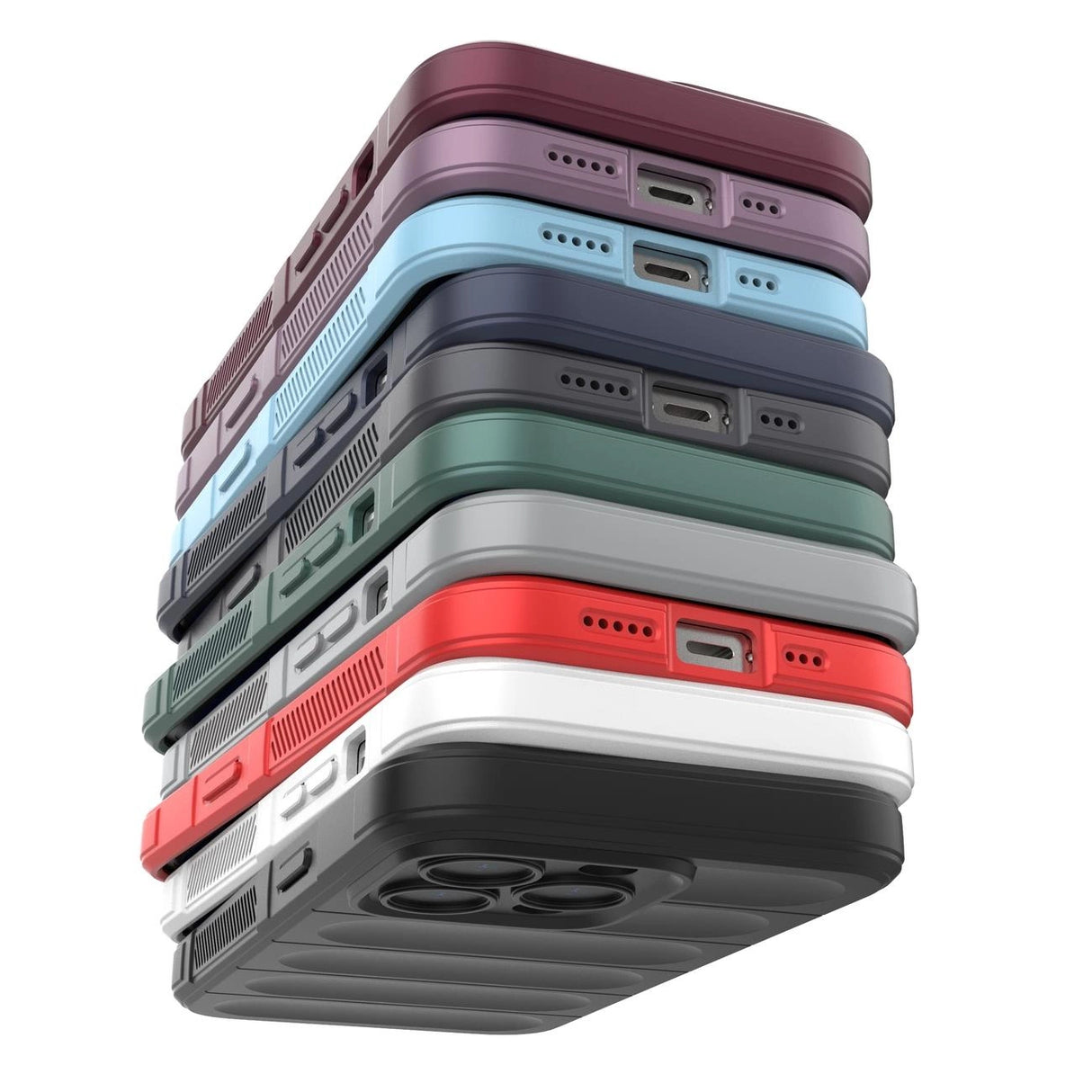 Magic Shield Case til iPhone 13 Pro Max fleksibelt pansret cover lysblå