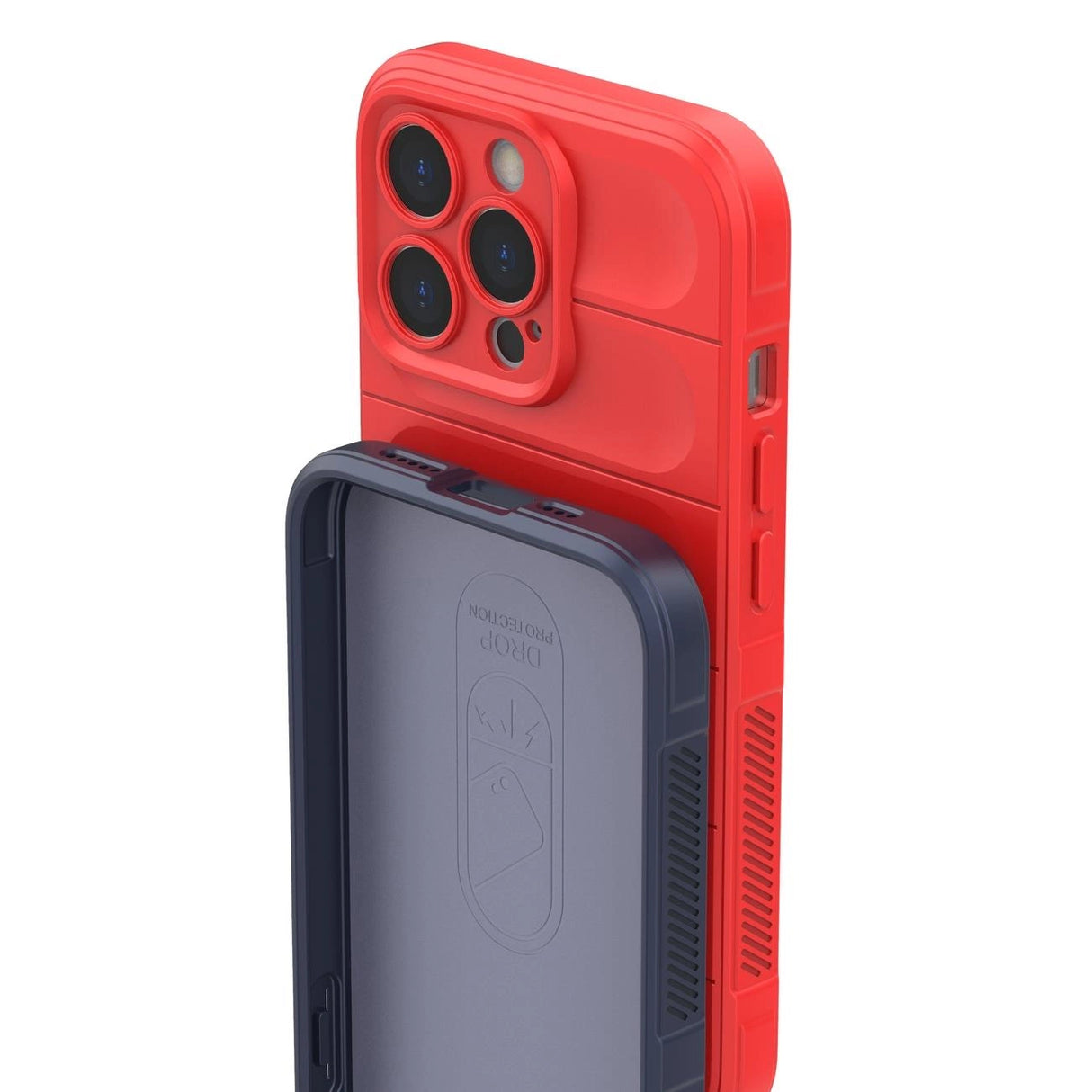 Magic Shield Case til iPhone 13 Pro Max fleksibelt pansret cover lysblå