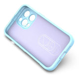 Magic Shield Case til iPhone 13 Pro Max fleksibelt pansret cover lysblå