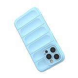 Magic Shield Case til iPhone 13 Pro Max fleksibelt pansret cover lysblå