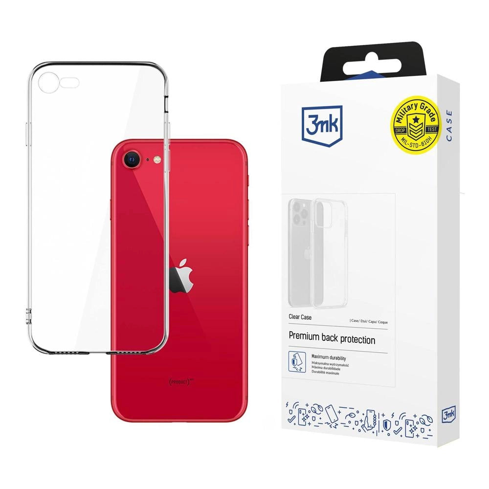 3mk Clear Case til iPhone SE 2020 / SE 2022 - gennemsigtig
