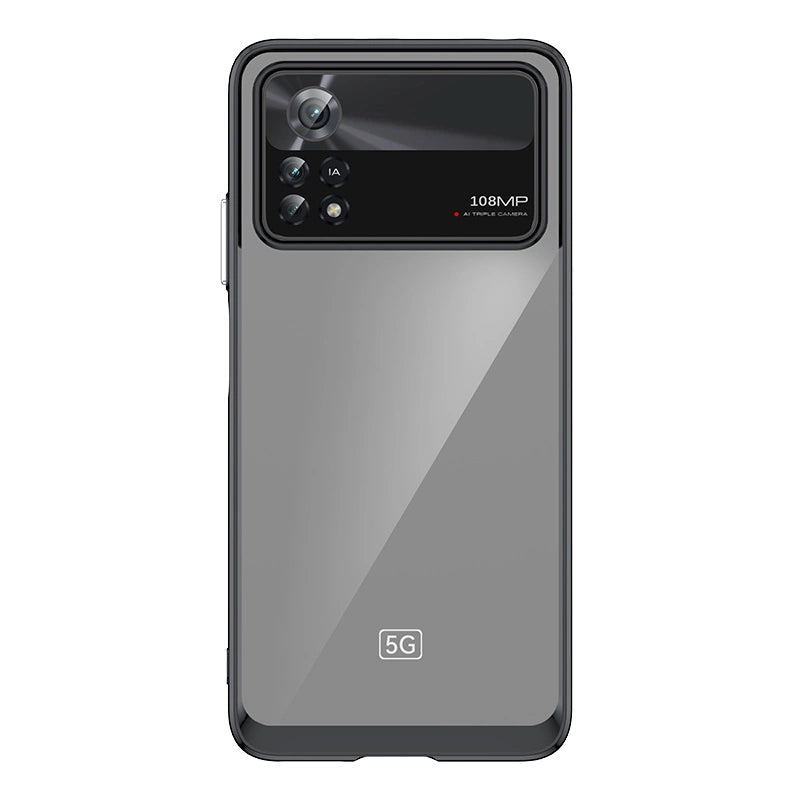 Outer Space Case til Xiaomi Poco X4 Pro 5G cover med en fleksibel ramme sort