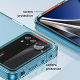 Outer Space Case til Xiaomi Poco X4 Pro 5G cover med en fleksibel ramme blå