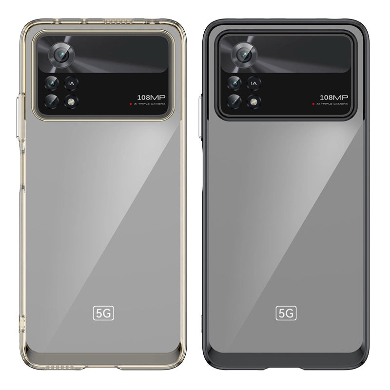 Outer Space Case til Xiaomi Poco X4 Pro 5G cover med en fleksibel ramme blå
