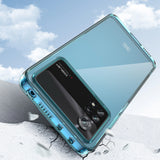 Outer Space Case til Xiaomi Poco X4 Pro 5G cover med en fleksibel ramme blå