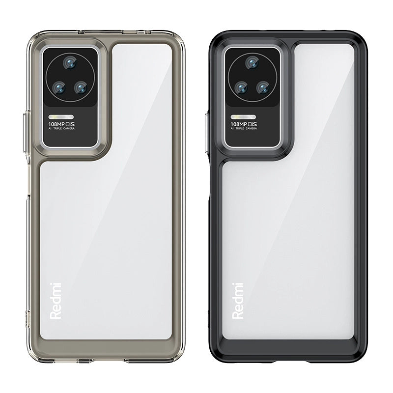 Udendørs Space Case til Xiaomi Poco F4 5G cover med en fleksibel ramme sort