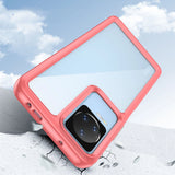 Outer Space Case Xiaomi Poco F4 5G cover med en fleksibel ramme rød