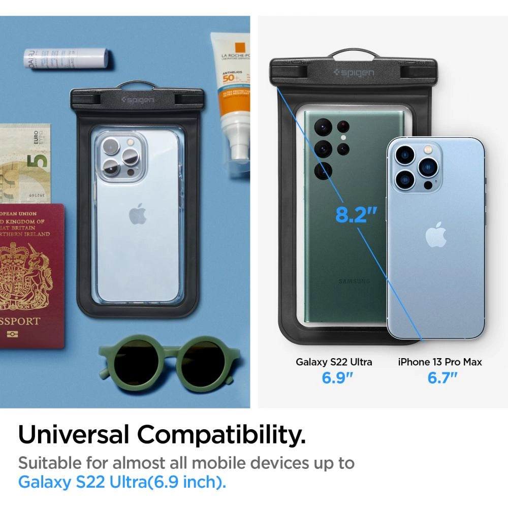 Spigen Aqua Shield A601 case vandtæt IPX8 - sort