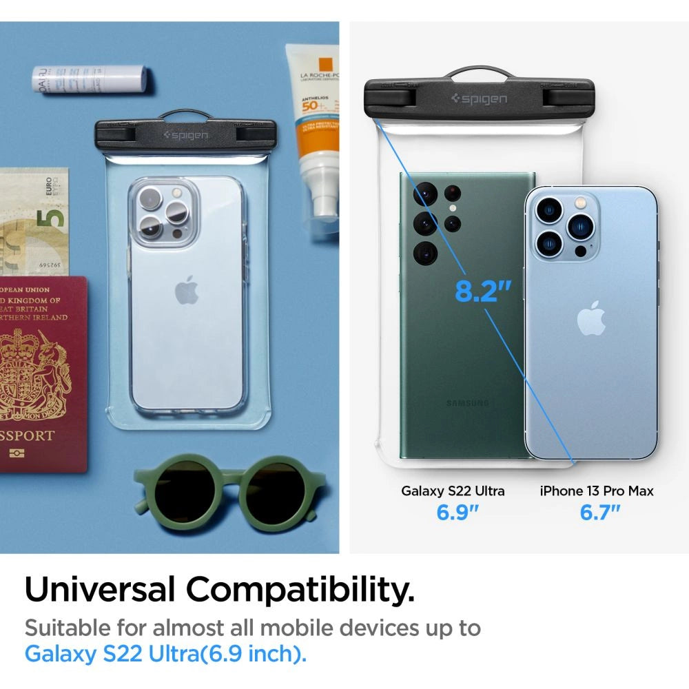 Spigen Aqua Shield A601 Case Waterproof IPX8 - Gennemsigtig
