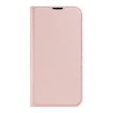 Dux Ducis Skin Pro hylster cover flip cover til iPhone 14 Pro Max lyserød