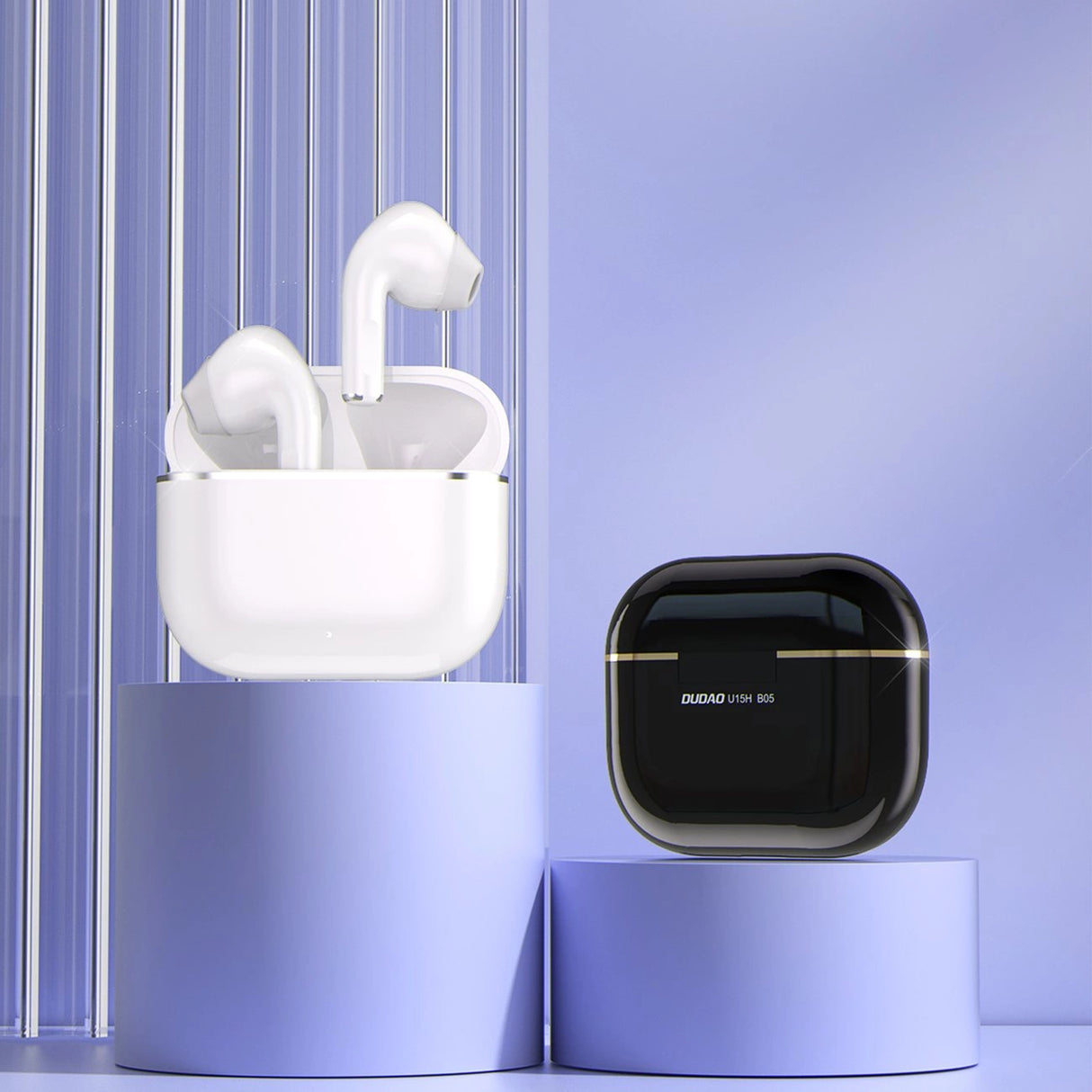 Dudao U15H TWS Bluetooth 5.1 trådløse hovedtelefoner sort