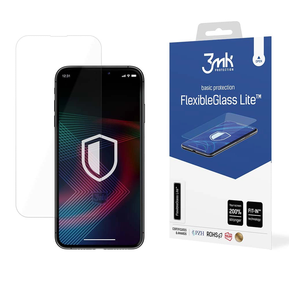 Hærdet glas til iPhone 14 Pro Max / 14 Plus hybrid flexi 6H 3mk FlexibleGlass Lite-serie