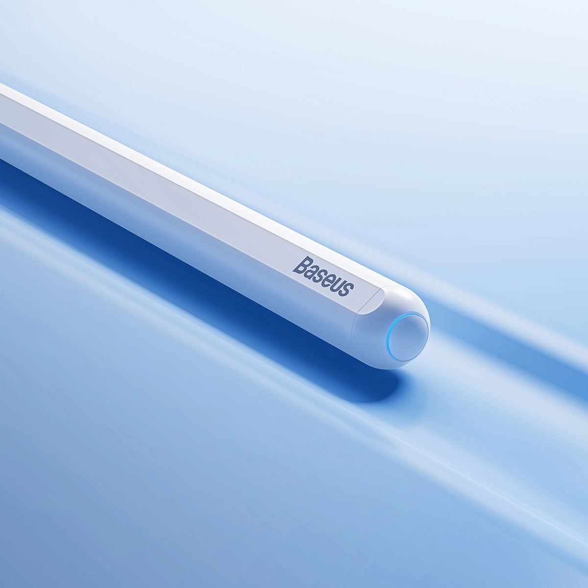 Baseus trådløs aktiv stylus + udskiftelig tip hvid (SXBC020002)