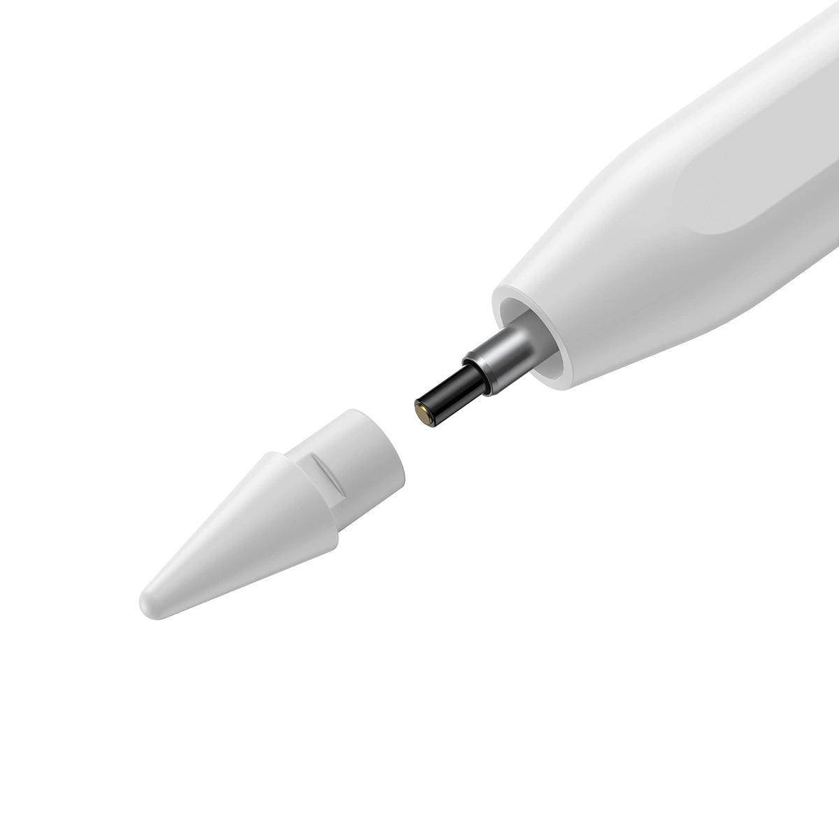 Baseus trådløs aktiv stylus + udskiftelig tip hvid (SXBC020002)