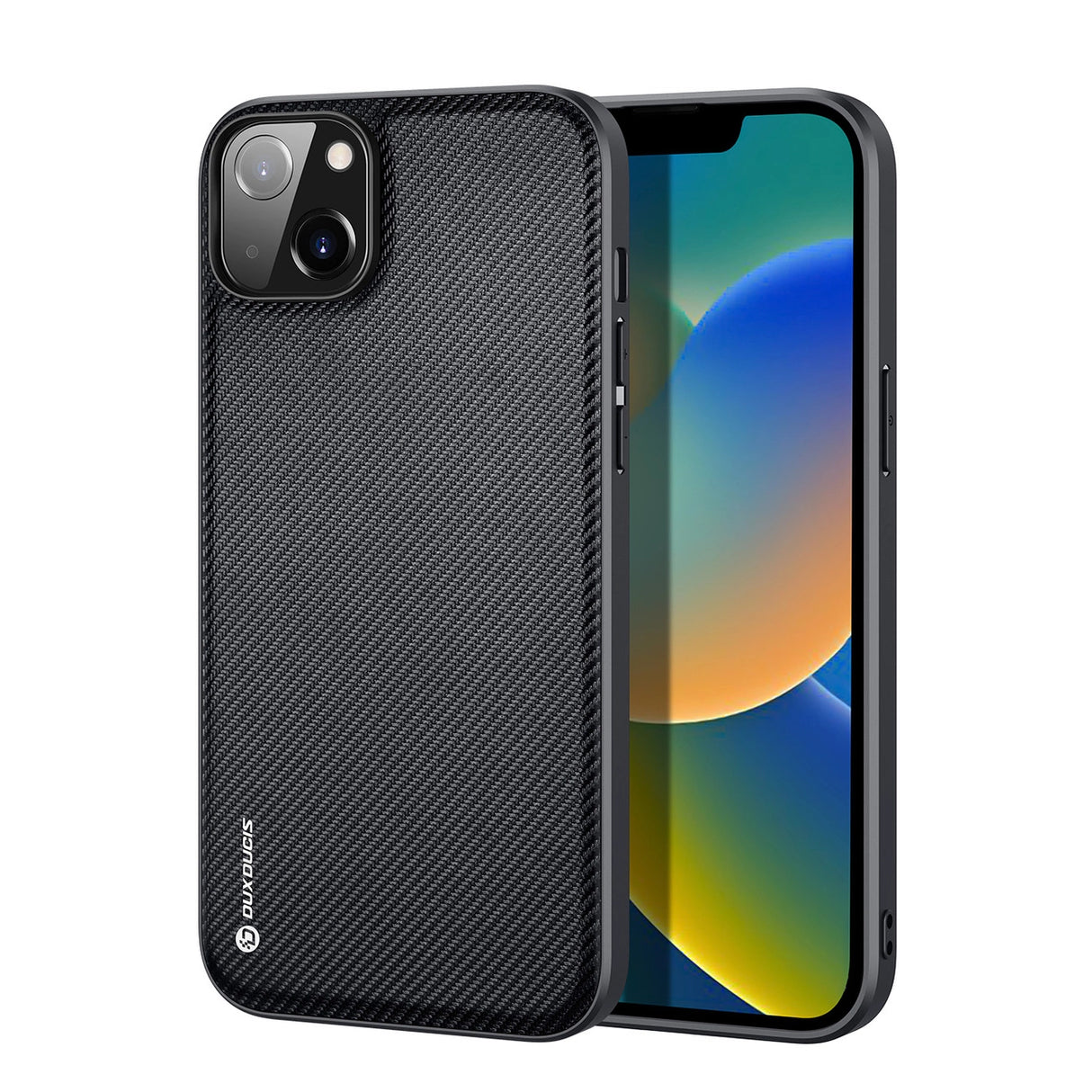 Dux Ducis Fino-udstyret med nylonovertrukket iPhone 14 Plus sort