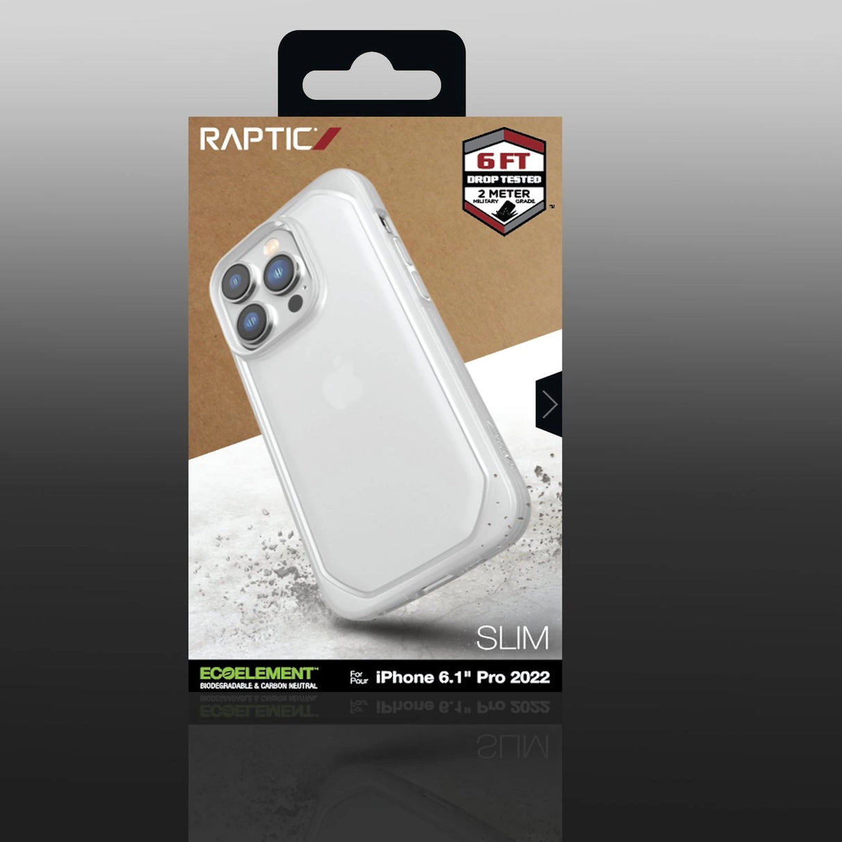 Raptic X-Doria Slim Case iPhone 14 Pro bagdæk klar