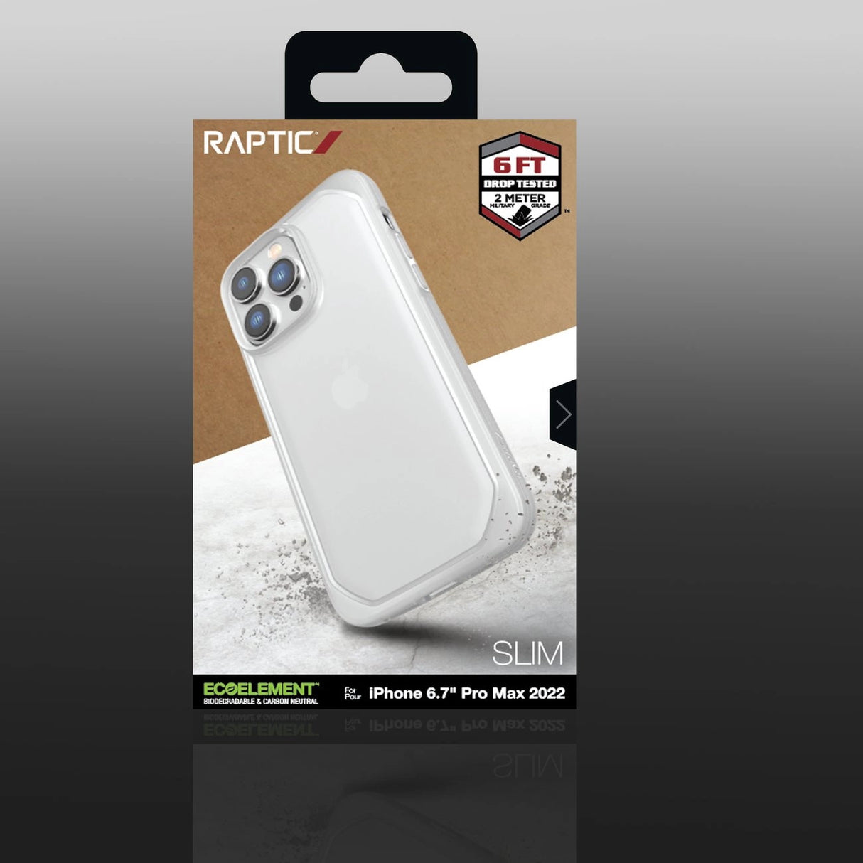 Raptic X-Doria Slim Case iPhone 14 Pro Max bagdæksel gennemsigtig