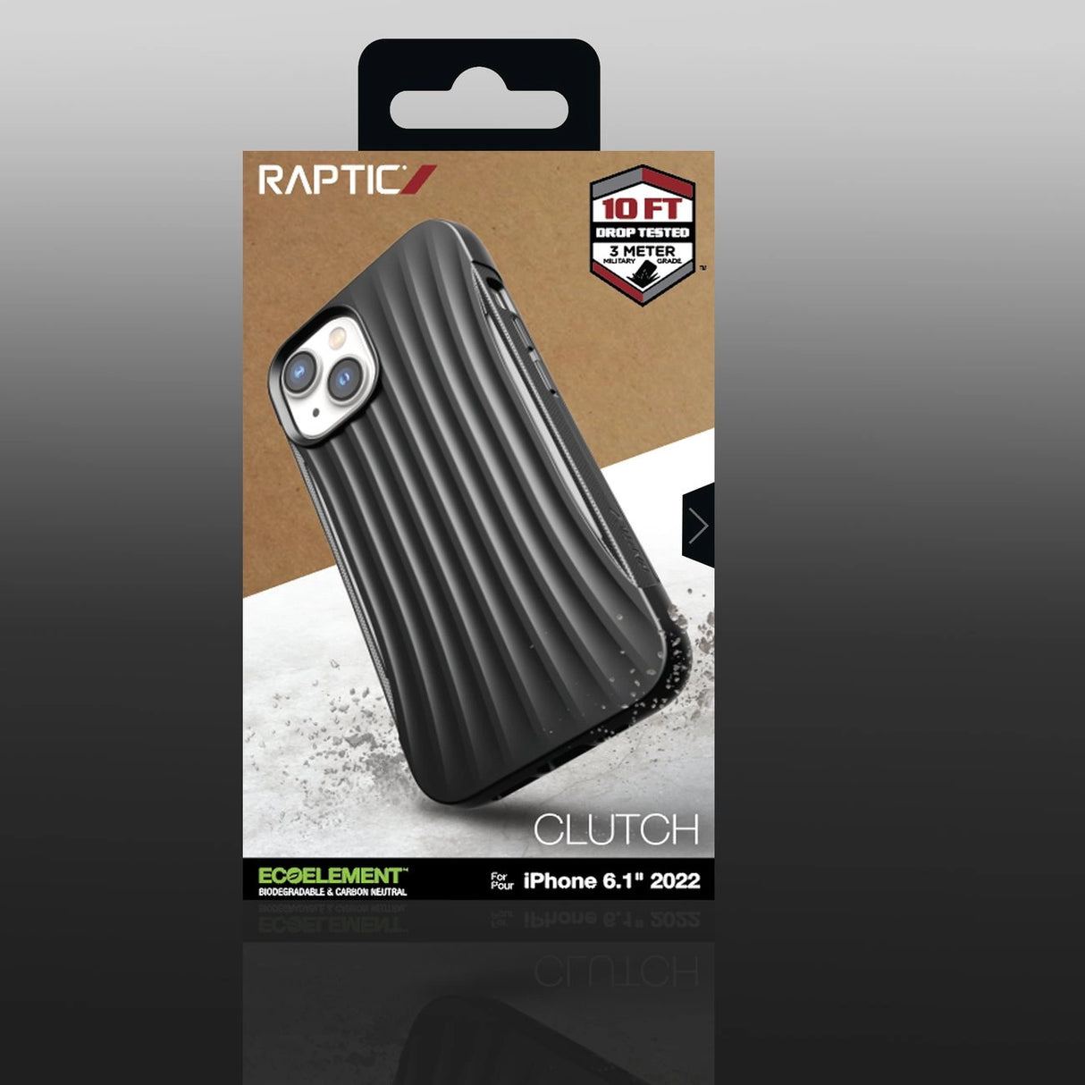 Raptic X-Doria Clutch Case iPhone 14 bagdæksel sort