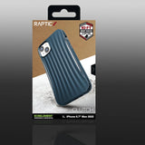 Raptic X-Doria Clutch Case iPhone 14 Plus bagdæksel blå
