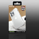 Raptic X-Doria Clutch Case iPhone 14 Pro bagdæk gennemsigtigt