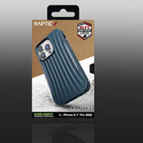 Raptic X-Doria Clutch Case iPhone 14 Pro bagdæksel blå